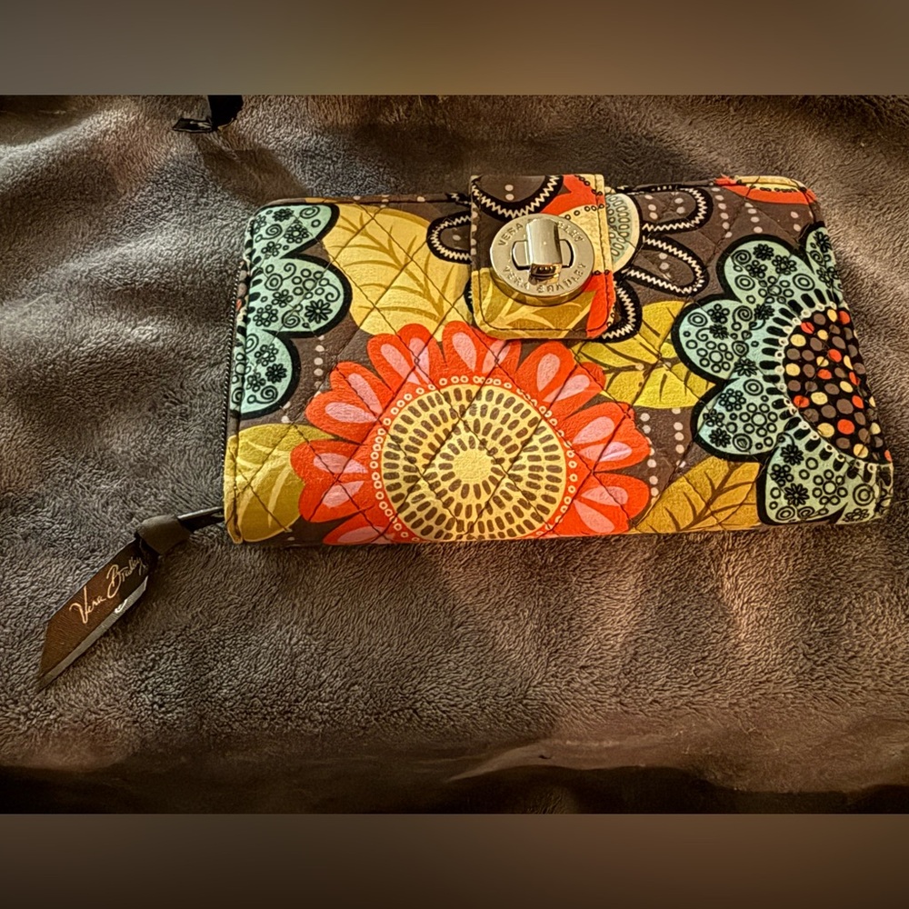 Vera Bradley Colorful Floral Wallet